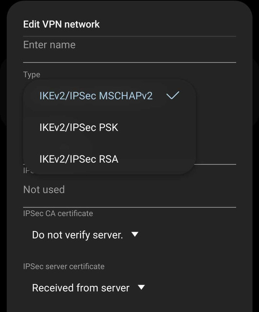Google dropped L2TP and PPTP VPN protocols
