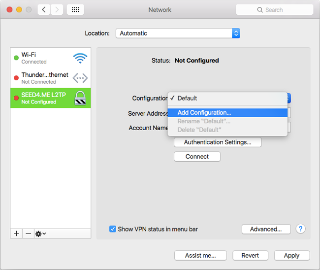 Vpn Connection For Mac