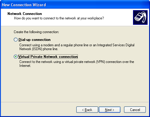 Setup VPN on Windows XP SP3 - Step 7