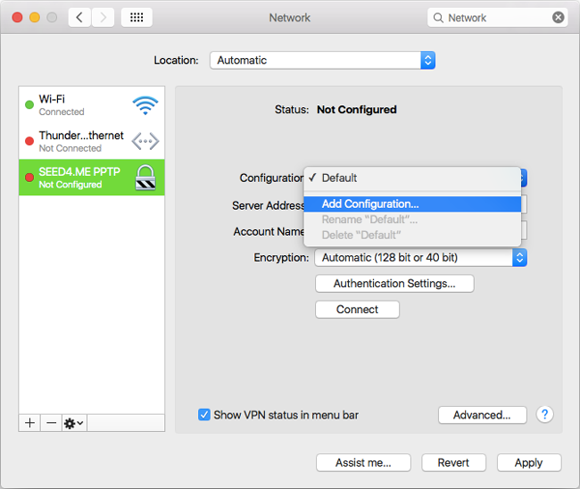 how to connect with a vpn on a mac