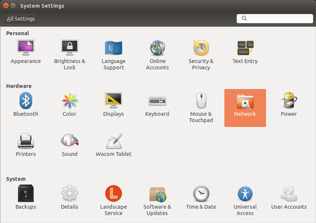 Как открыть setup ubuntu